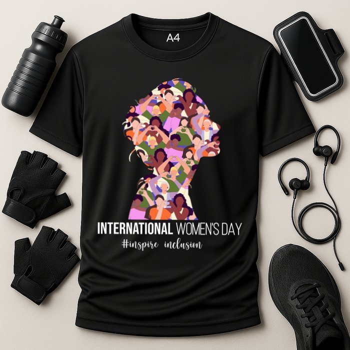 International Womens Day Inspire Inclusion Cooling Performance Crew T-Shirt