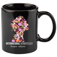 International Womens Day Inspire Inclusion 11oz C Handle Ceramic Mug