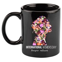 International Womens Day Inspire Inclusion 11oz C Handle Ceramic Mug
