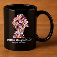 International Womens Day Inspire Inclusion 11oz C Handle Ceramic Mug