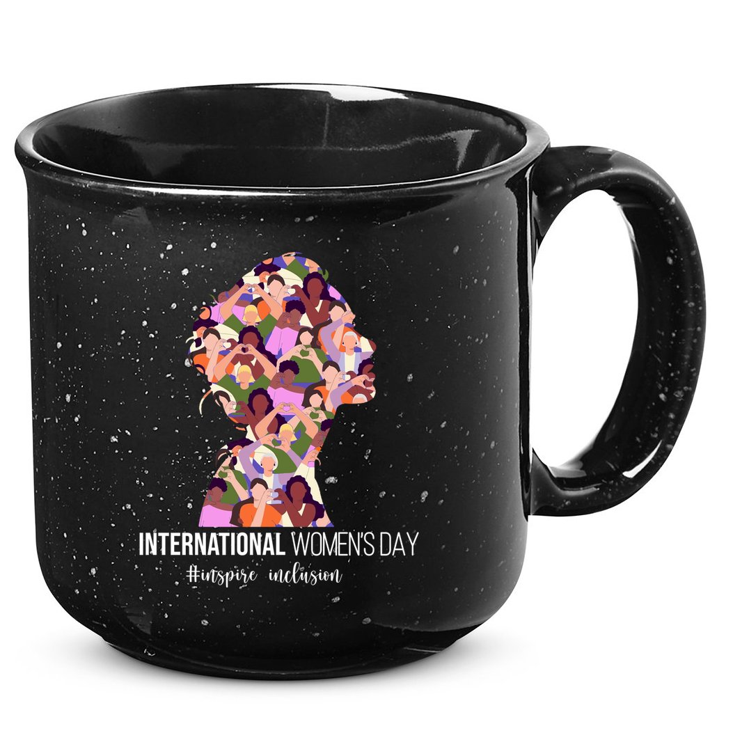 International Womens Day Inspire Inclusion 15oz Campfire Ceramic Mug