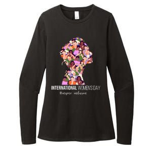 International Womens Day Inspire Inclusion Womens CVC Long Sleeve Shirt