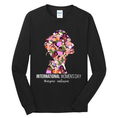 International Womens Day Inspire Inclusion Tall Long Sleeve T-Shirt