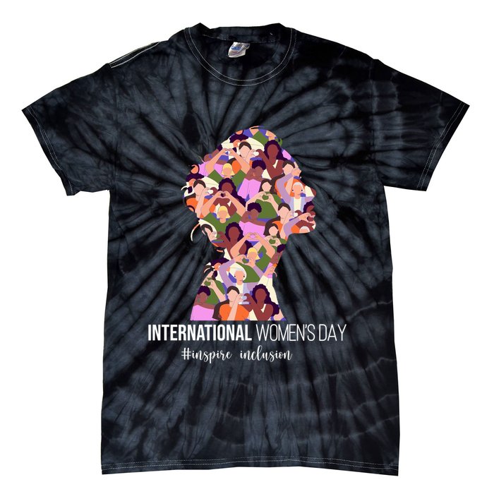 International Womens Day Inspire Inclusion Tie-Dye T-Shirt
