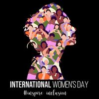 International Womens Day Inspire Inclusion Tie-Dye T-Shirt