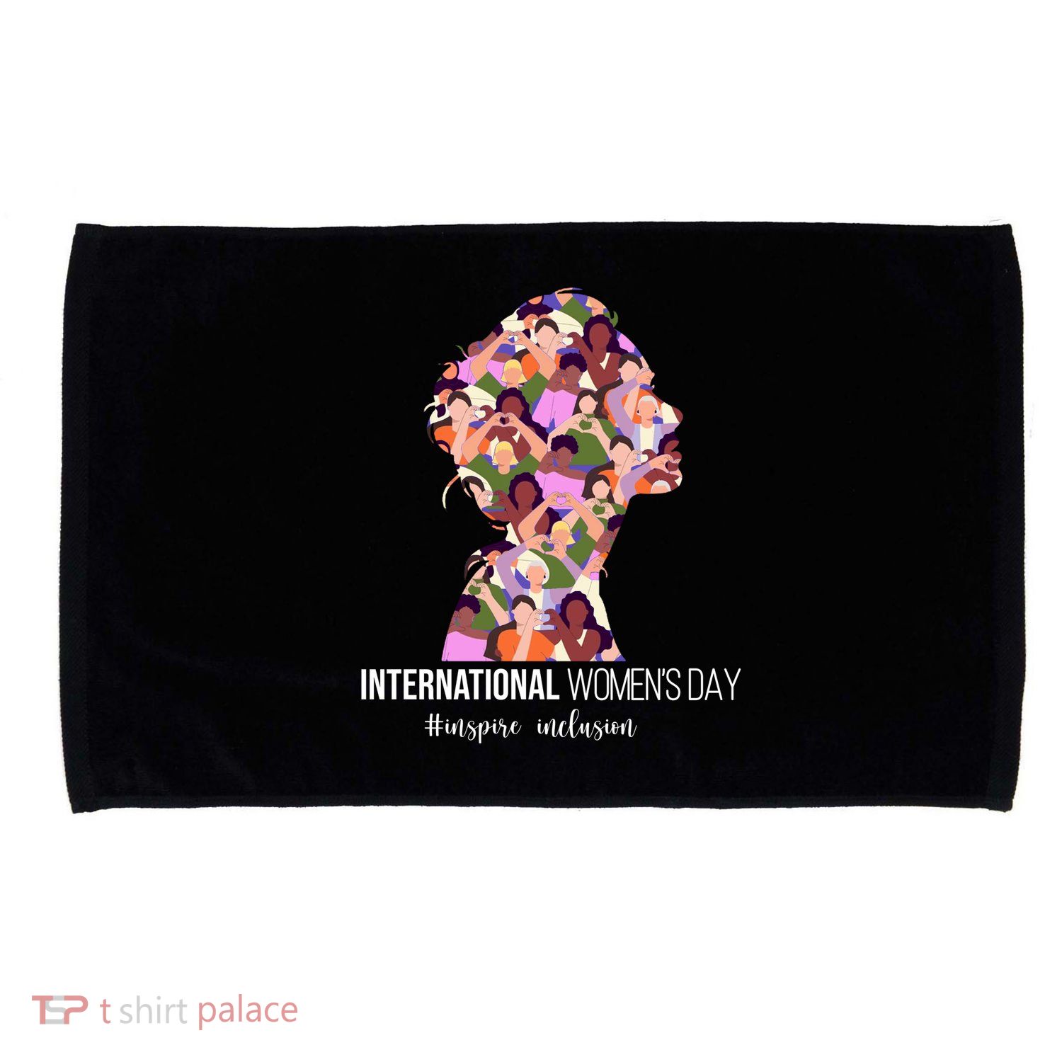 International Womens Day Inspire Inclusion Microfiber Hand Towel