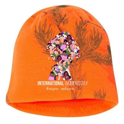 International Womens Day Inspire Inclusion Kati - Camo Knit Beanie