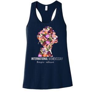 International Womens Day Inspire Inclusion Women's Racerback Tank