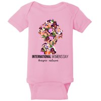 International Womens Day Inspire Inclusion Baby Bodysuit
