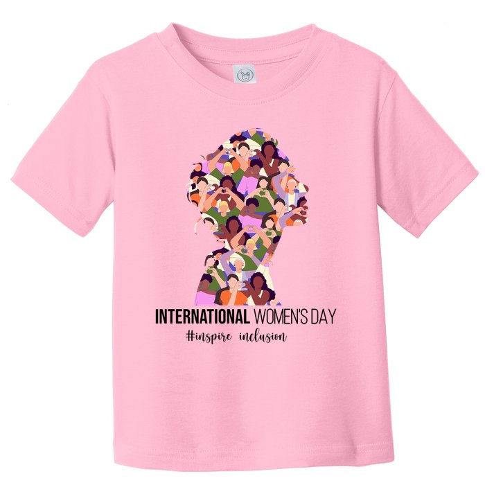 International Womens Day Inspire Inclusion Toddler T-Shirt