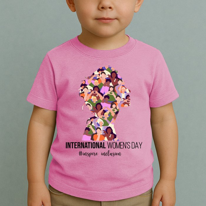 International Womens Day Inspire Inclusion Toddler T-Shirt