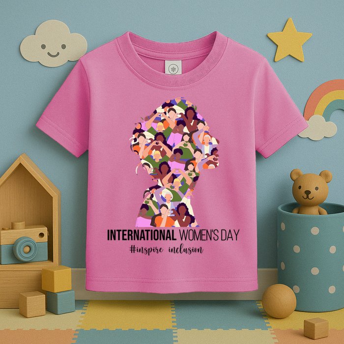 International Womens Day Inspire Inclusion Toddler T-Shirt
