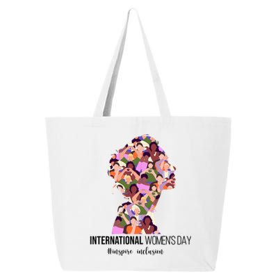 International Womens Day Inspire Inclusion 25L Jumbo Tote