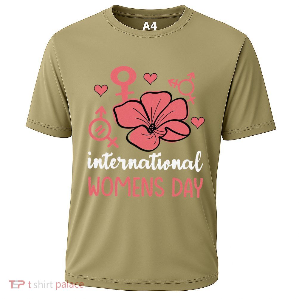 International Women.S Day 2025 8 March Cooling Performance Crew T-Shirt