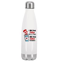 I Will Drink Coffee Here Or There I Will Drink Coffee Everywhere Funny Stainless Steel Insulated Water Bottle