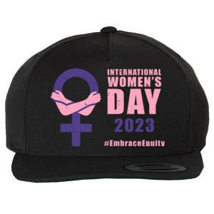 International Womens Day March 8 #EmbraceEquity For Women Wool Snapback Cap