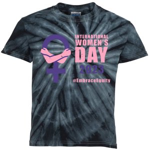 International Womens Day March 8 #EmbraceEquity For Women Kids Tie-Dye T-Shirt