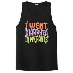 I Went Diarrhea In My Pants Funny Toilet Adult Humor Meme PosiCharge Competitor Tank