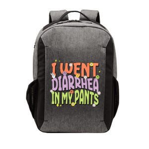 I Went Diarrhea In My Pants Funny Toilet Adult Humor Meme Vector Backpack