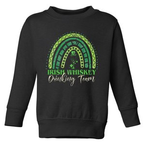 Irish Whiskey Drinking Team Four Leaf Clover Toddler Sweatshirt