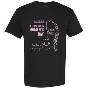 International Women's Day, March 8, Black Pride Feminist Garment-Dyed Heavyweight T-Shirt