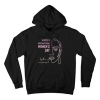 International Women's Day, March 8, Black Pride Feminist Hoodie