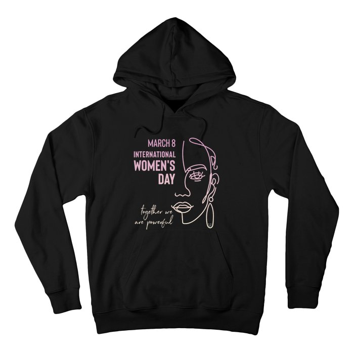 International Women's Day, March 8, Black Pride Feminist Hoodie