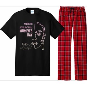 International Women's Day, March 8, Black Pride Feminist Pajama Set