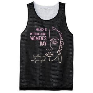 International Women's Day, March 8, Black Pride Feminist Mesh Reversible Basketball Jersey Tank