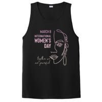 International Women's Day, March 8, Black Pride Feminist PosiCharge Competitor Tank