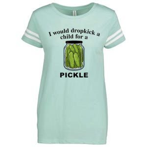 I Would Dropkick A Child For A Pickle Enza Ladies Jersey Football T-Shirt