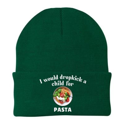 I Would Dropkick A Child For Pasta Knit Cap Winter Beanie