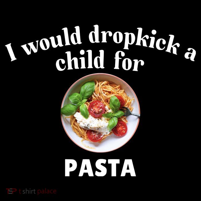 I Would Dropkick A Child For Pasta Full-Length Apron With Pockets