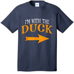 I'm With Duck Halloween Costume Funny Couples Duck T-Shirt