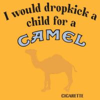 I Would Dropkick A Child For A Camel Cigarette Pom Pom 12in Knit Beanie