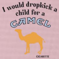 I Would Dropkick A Child For A Camel Cigarette 25L Jumbo Tote