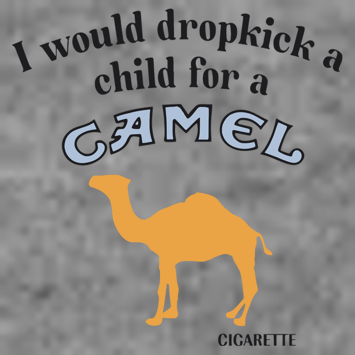 I Would Dropkick A Child For A Camel Cigarette Toddler Sweatshirt