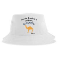 I Would Dropkick A Child For A Camel Cigarette Sustainable Bucket Hat