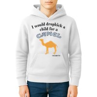 I Would Dropkick A Child For A Camel Cigarette Kids Hoodie