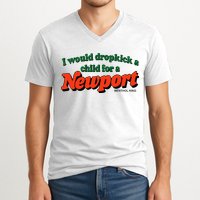 I Would Dropkick A Child For A Newport Menthol King V-Neck T-Shirt