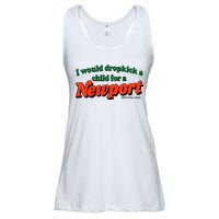 I Would Dropkick A Child For A Newport Menthol King Ladies Essential Flowy Tank