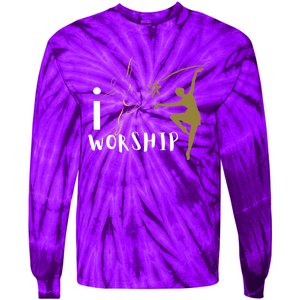 I worship dance ministry Tie-Dye Long Sleeve Shirt