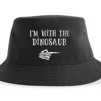 Im With Dinosaur Matching Partner Couple Costume Halloween Sustainable Bucket Hat