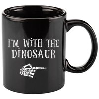 Im With Dinosaur Matching Partner Couple Costume Halloween 11oz C Handle Ceramic Mug
