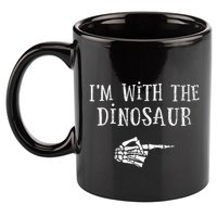 Im With Dinosaur Matching Partner Couple Costume Halloween 11oz C Handle Ceramic Mug