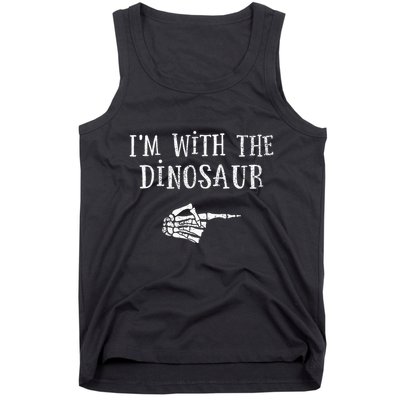 Im With Dinosaur Matching Partner Couple Costume Halloween Tank Top
