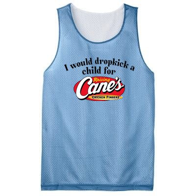 I Would Dropkick A Child For Raising Canes Mesh Reversible Basketball Jersey Tank