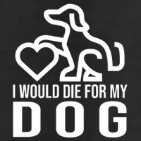 I Would Die For My Dog Adult Drive Performance Visor