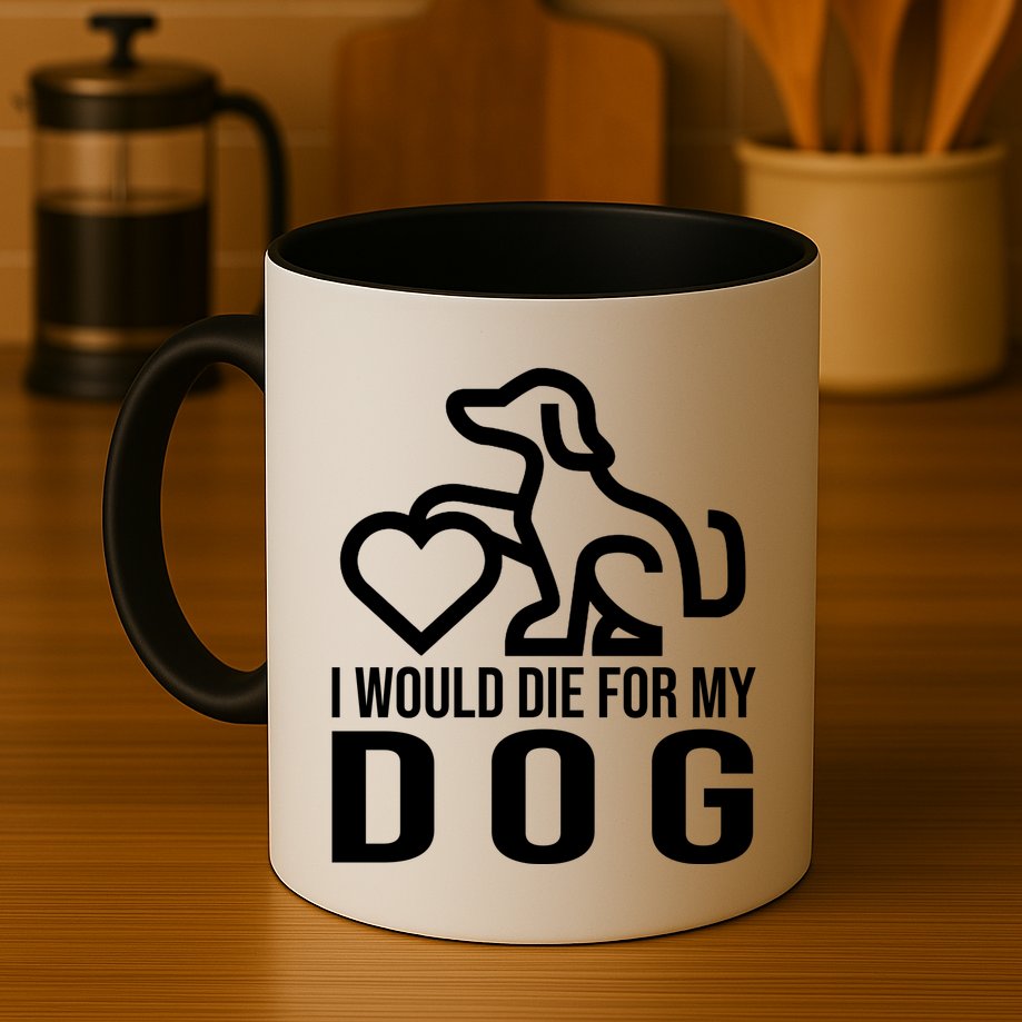 I Would Die For My Dog Mug
