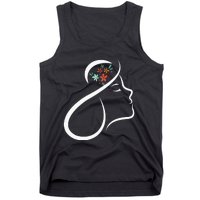 INTERNATIONAL WOMEN'S DAY FLORAL MARCH 8 WOMAN FACE Tank Top